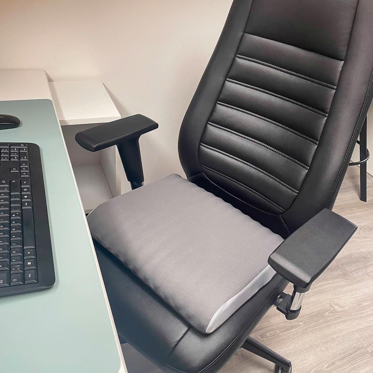 Sedežna Blazina Medisit V, Siva - Basics, tekstil (44/7/37cm) - MID.YOU