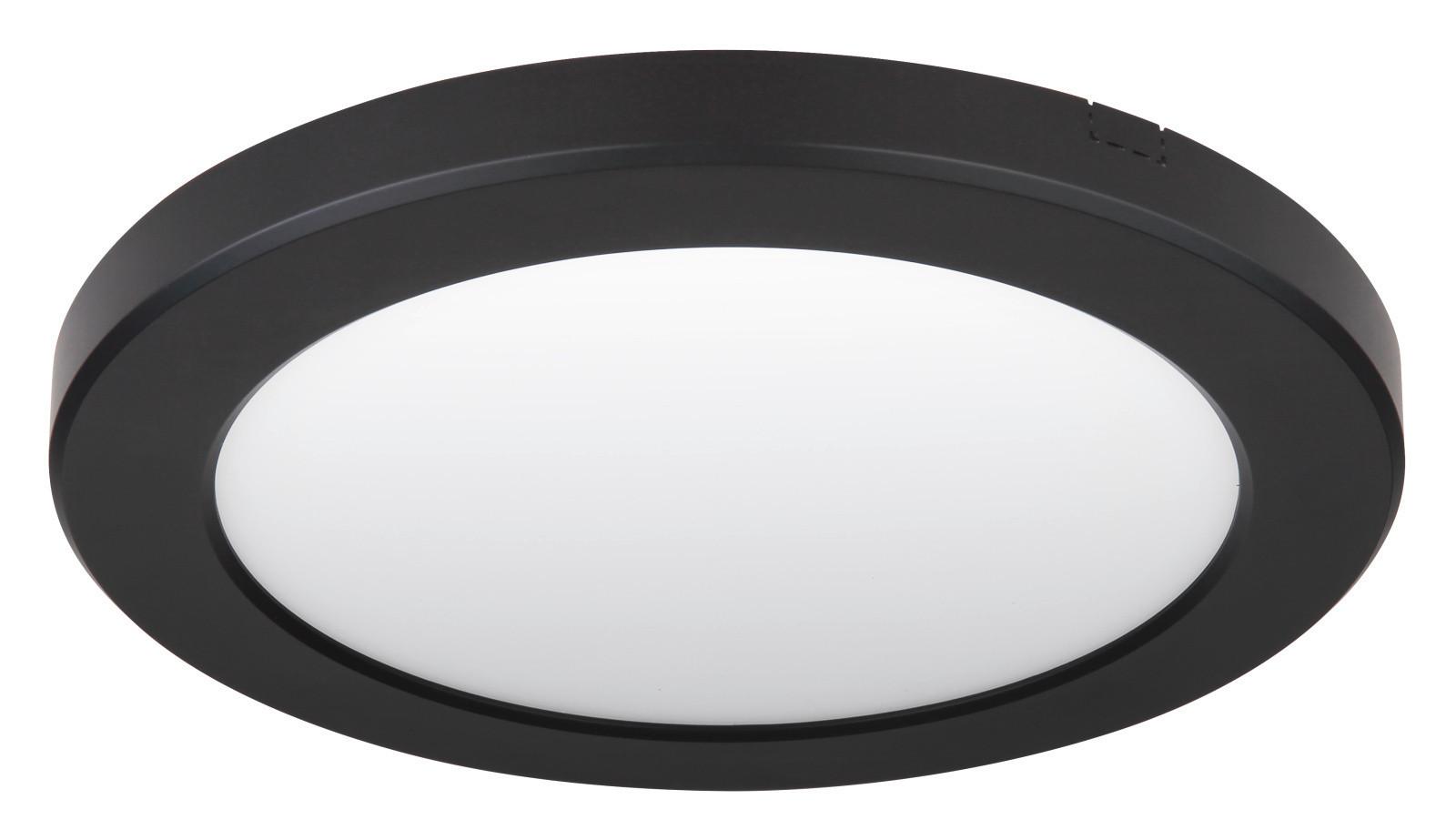 LED Mennyezeti Lámpa Lasse 12379-18b - fekete, műanyag (22cm)