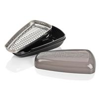 Răzătoare Statement - transparent/gri, plastic/metal (9,5/7,5/39cm) - Fackelmann