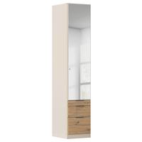 DULAP USI ROTATIVE ALABAMA - argintiu/culoare lemn stejar, Trend, material pe bază de lemn (47/229/54cm) - Modern Living