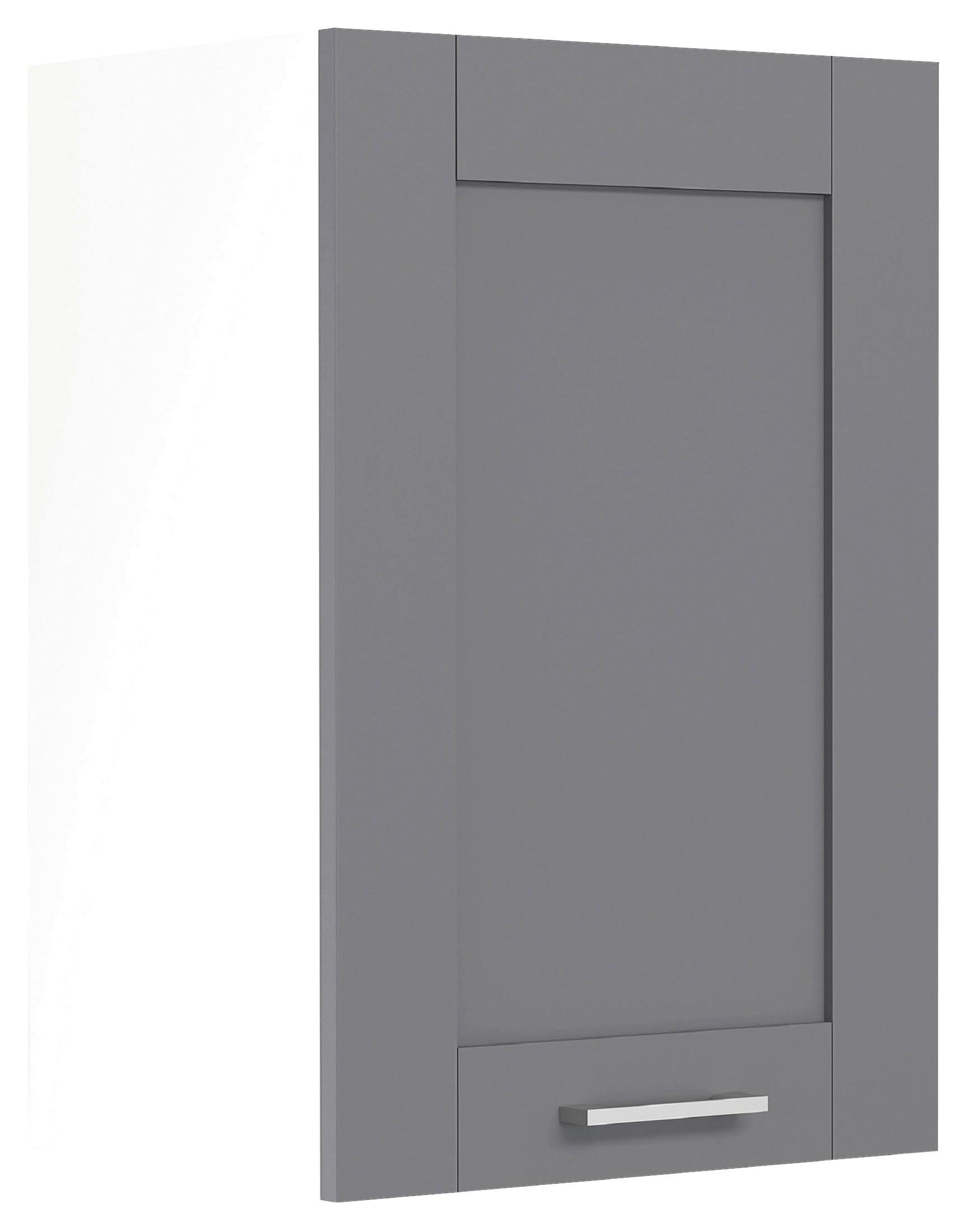 KÜCHENOBERSCHRANK COLURA - Weiss/Anthrazit, Trend, Holzwerkstoff/Kunststoff (40/60/31cm) - MID.YOU
