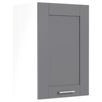 KÜCHENOBERSCHRANK COLURA - Weiss/Anthrazit, Trend, Holzwerkstoff/Kunststoff (40/60/31cm) - MID.YOU