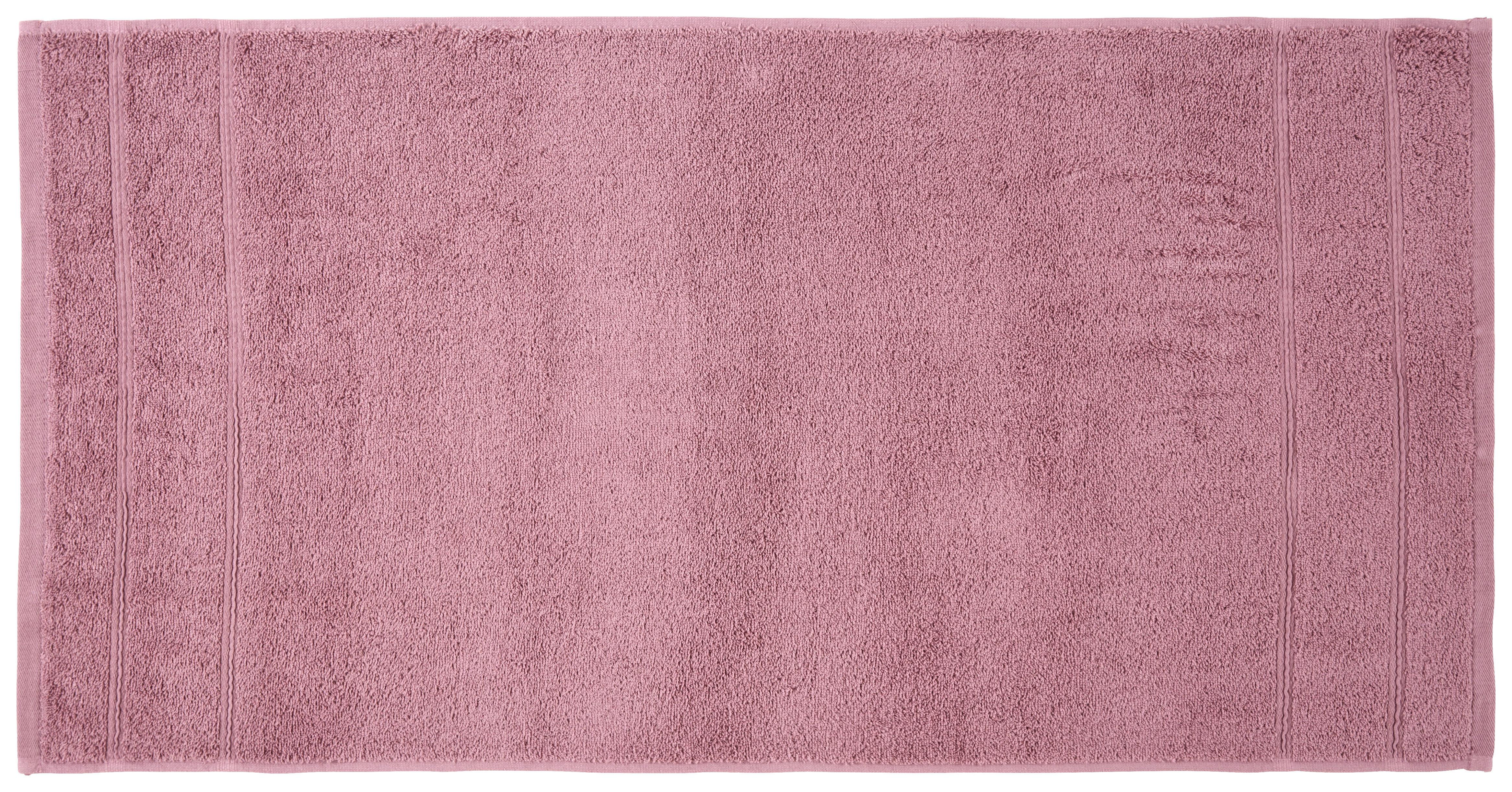 Handtuch Melanie in Mauve ca. 50x100cm - Mauve, Textil (50/100cm) - Modern Living