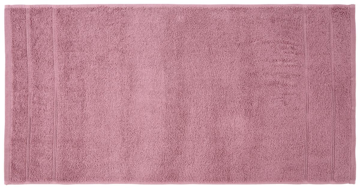 Handtuch Melanie in Mauve ca. 50x100cm - Mauve, Textil (50/100cm) - Modern Living