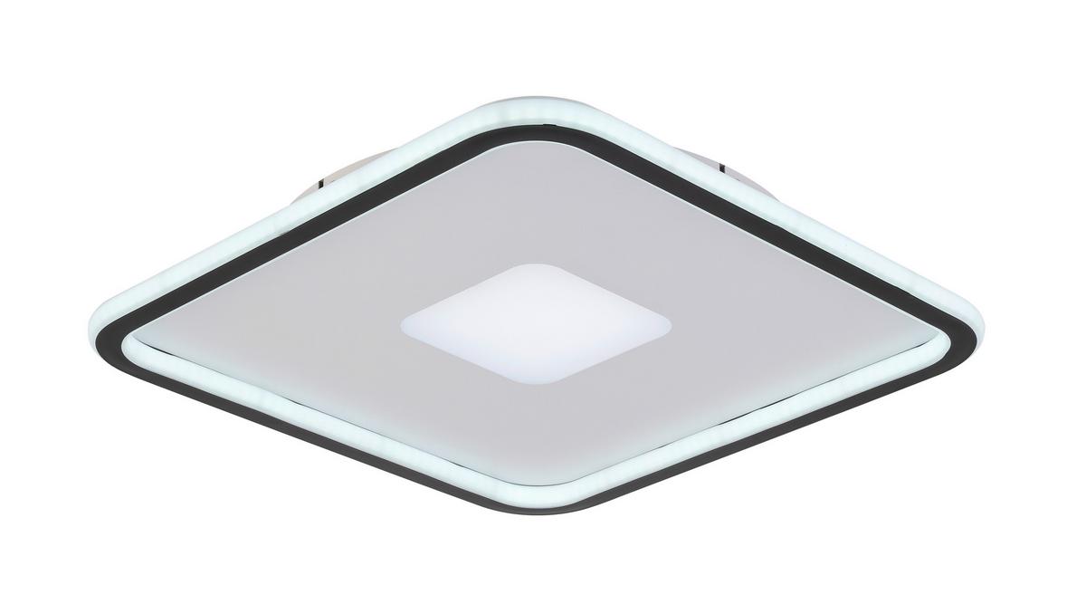 LAMPA SUFITOWA LED HINA - czarny, Modern, tworzywo sztuczne/metal (40/40/4,5cm) - Bessagi Home