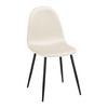 STOL LIO - beige/svart, Modern, metall/trä (43/86/55cm) - Bessagi Home