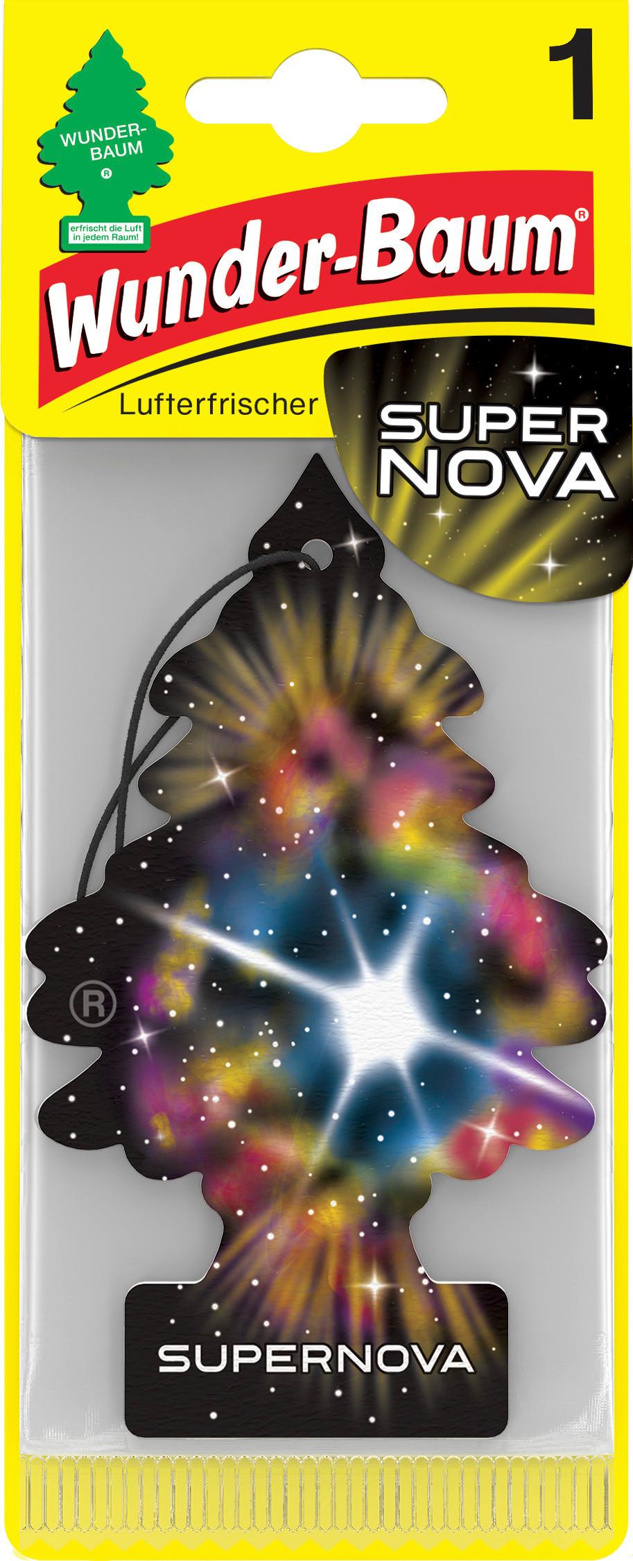 Autóillatosító Wunderbaum Supernova - többszínű, fa