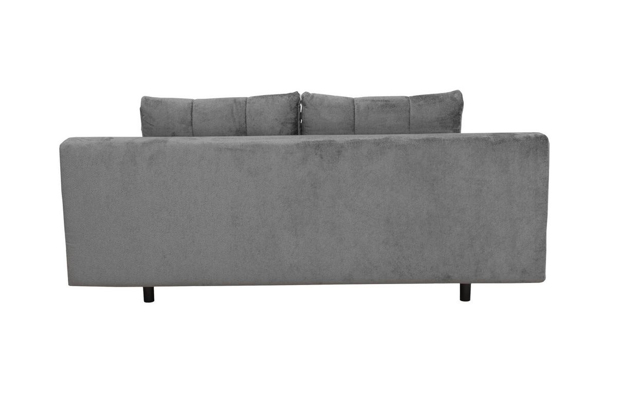 Trosjed Perla - boje grafita/crna, Konvencionalno, tekstil/metal (203/94/96cm) - Modern Living