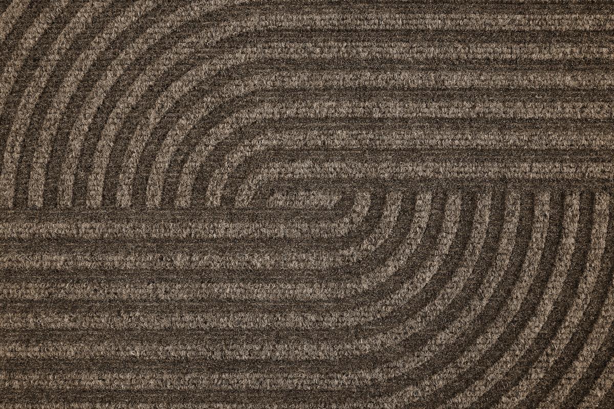 Covoraș de intrare Yukon, cca. 40x60cm - maro, Basics, plastic (40/60cm)