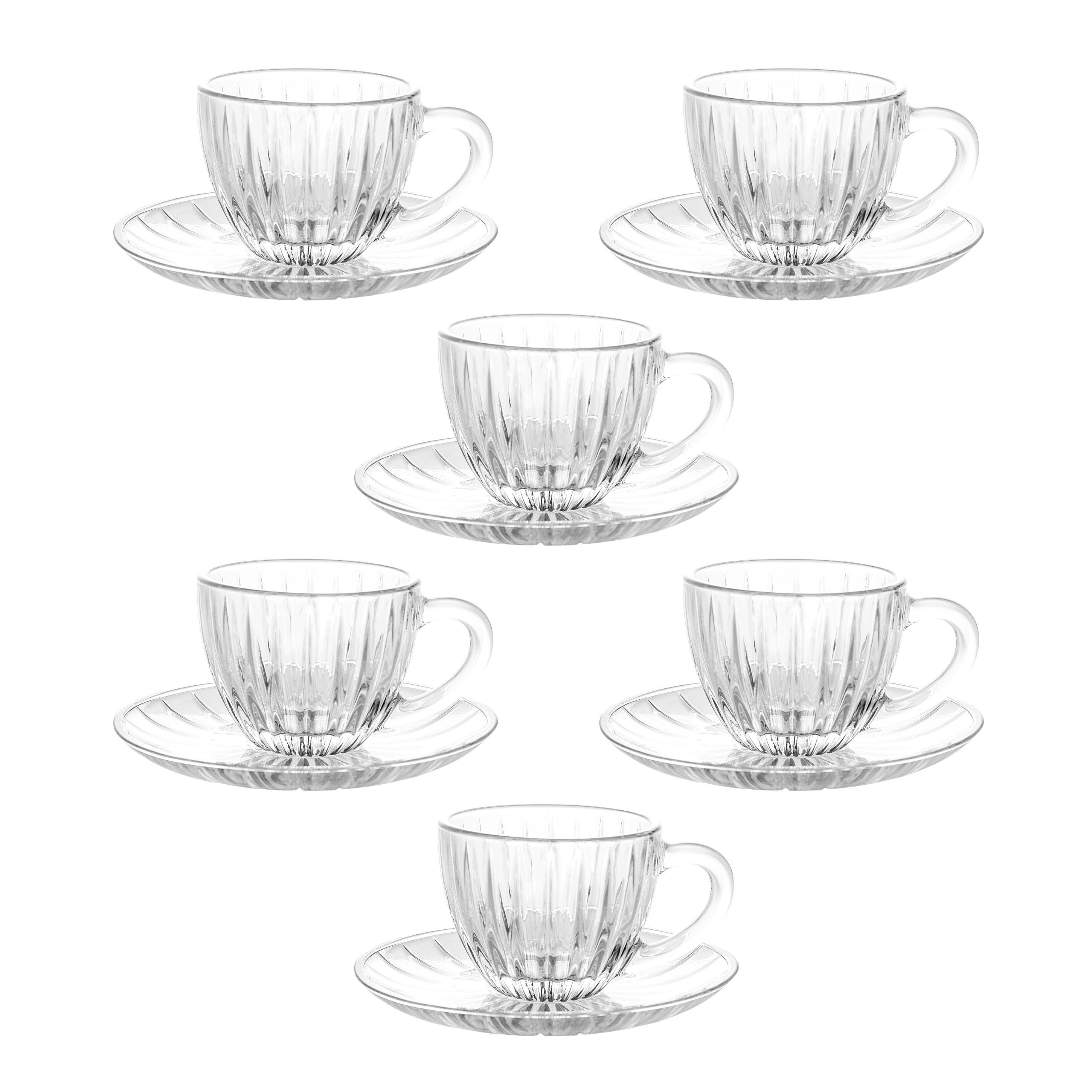Set Za Čaj Galassia, 6/1 - prozirno, Basics, staklo (41,5/16/19,5cm) - Tognana