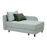 Liege Nova Grau - Schwarz/Grau, MODERN, Holz/Textil (85/62/145cm) - Mömax
