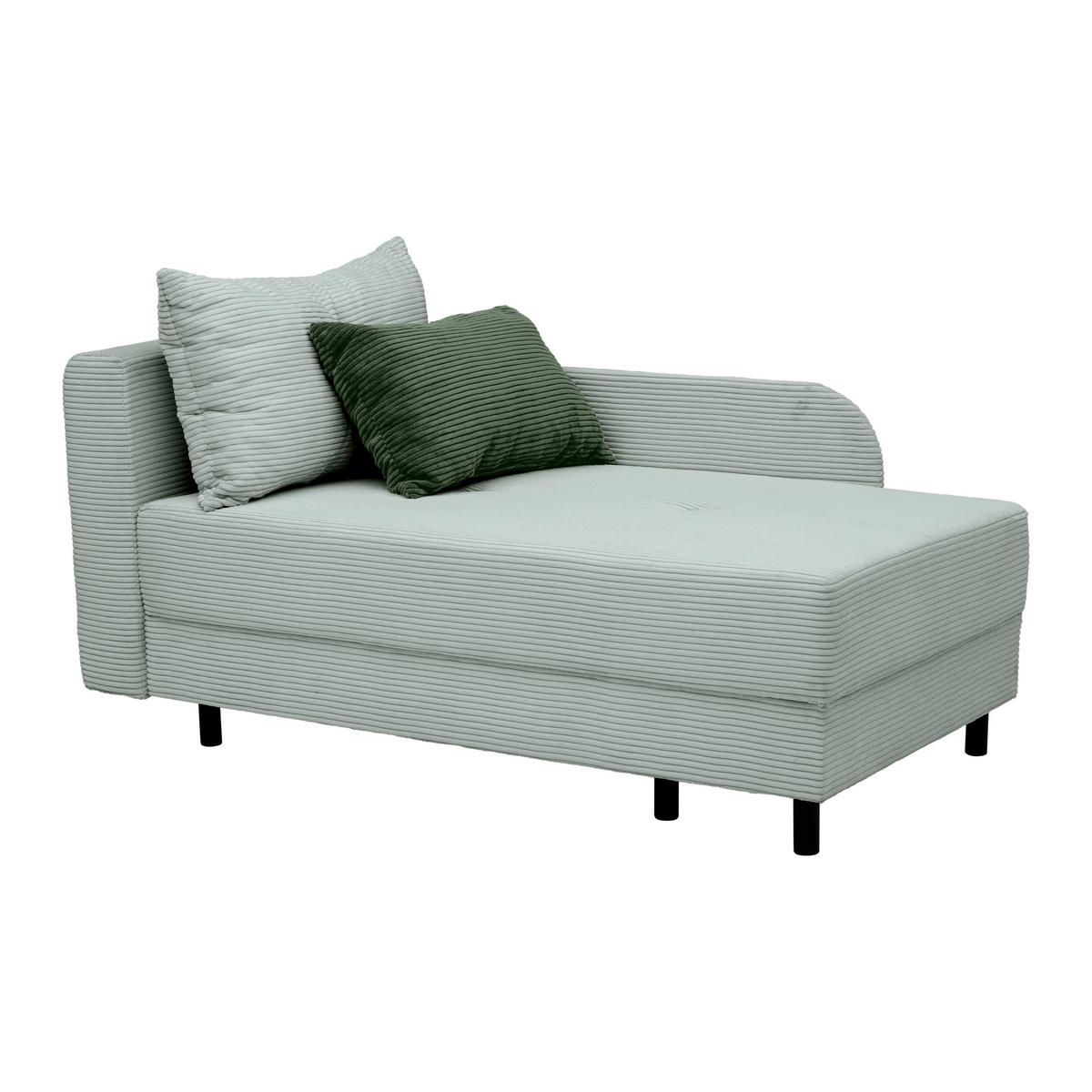 Liege Nova Grau - Schwarz/Grau, MODERN, Holz/Textil (85/62/145cm) - Mömax