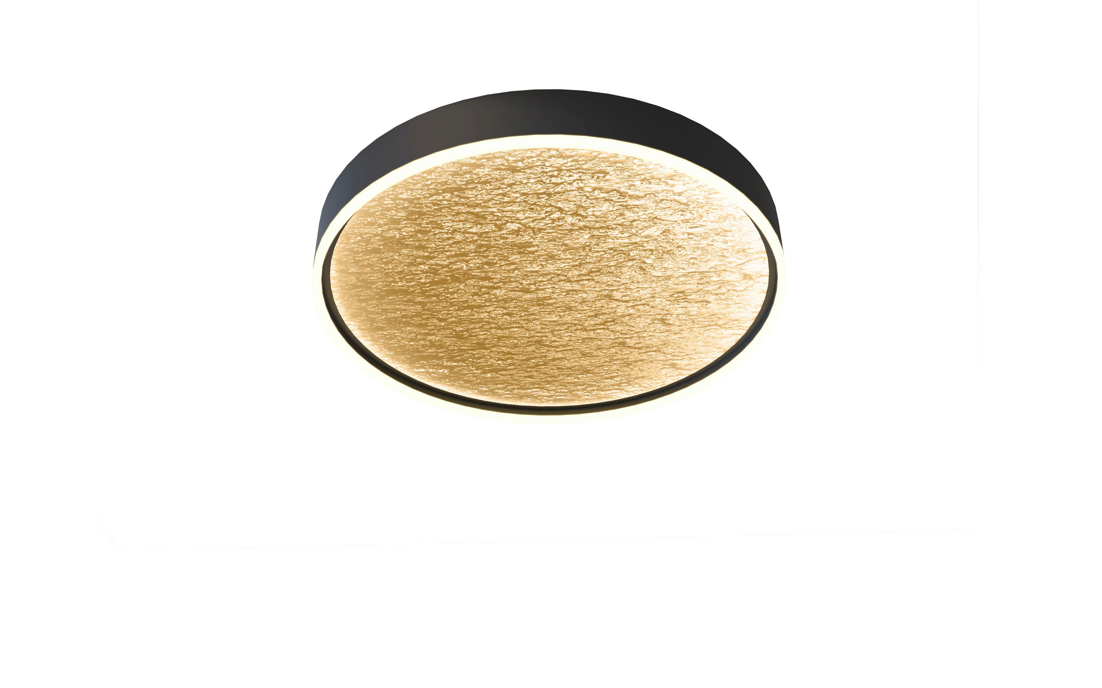 LAMPA SUFITOWA LED 9002-104L - czarny/kolor złoty, Design, tworzywo sztuczne/metal (60/7cm) - Globo