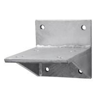 Schneider Sonnenschirm- Wandkonsole Universal Stahl - Silberfarben, Basics, Metall (16/16/21cm) - Schneider