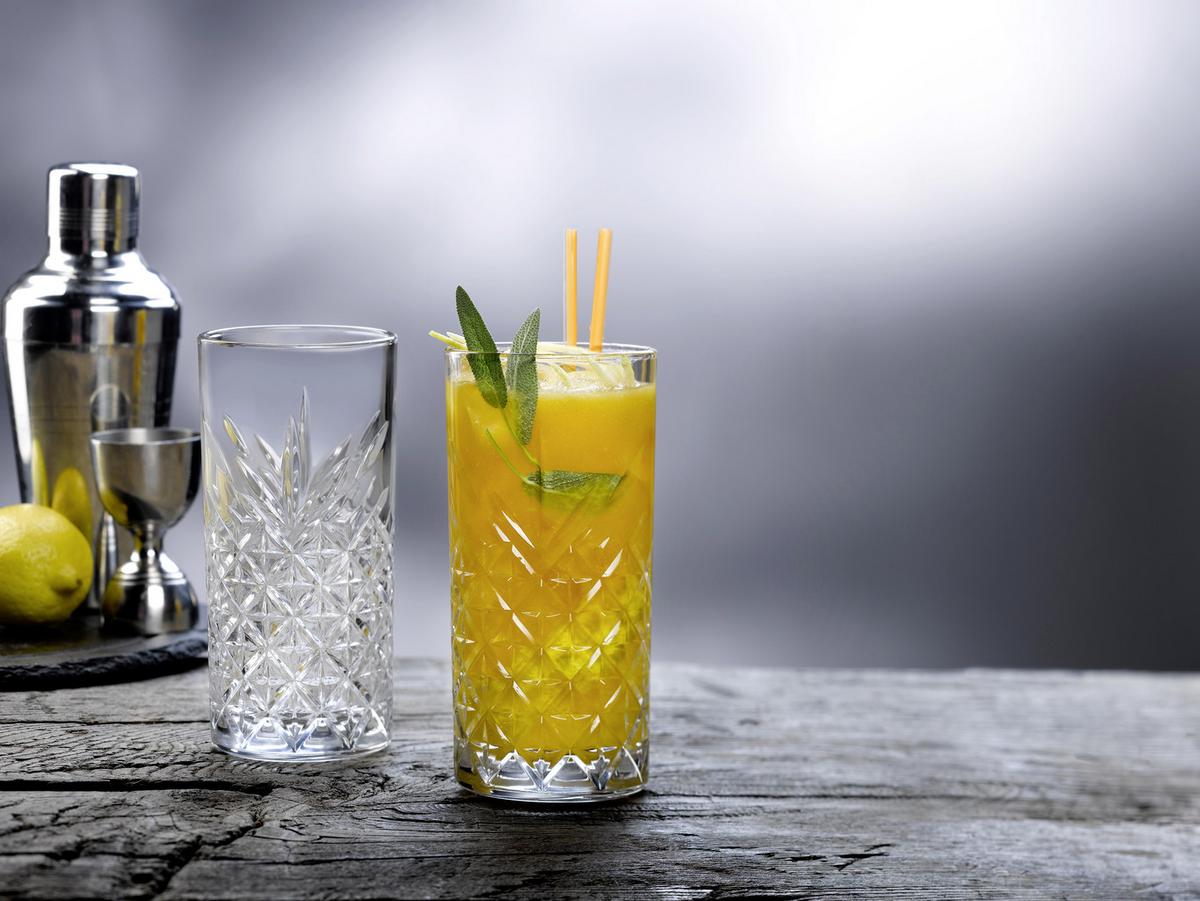Longdrinkglas Timeless, 4-teilig - Transparent, Basics, Glas (295ml) - Mäser