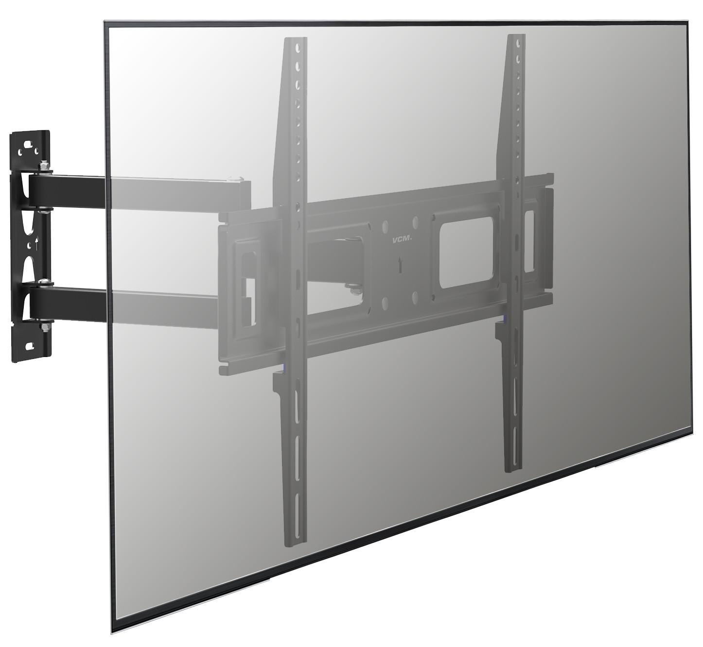 Stenski Nosilec Za Tv B-Sn 600, Črna - črna, Basics, kovina (64/42/7,5cm) - MID.YOU