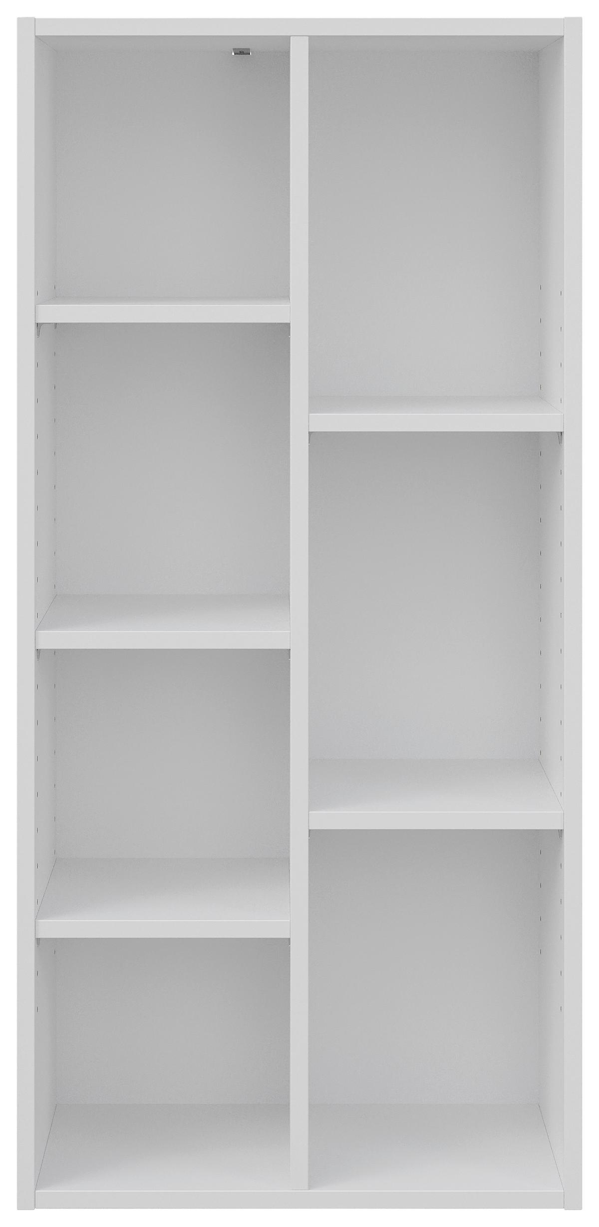 REGAŁ SWIFT - biały, Basics, materiał drewnopochodny (50/106/26cm) - Boxxx