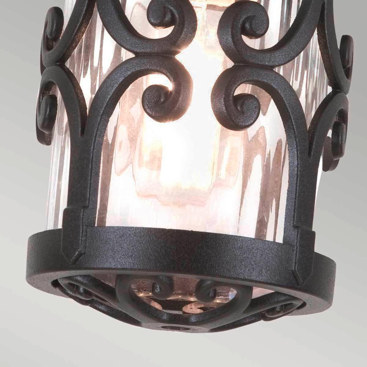 Kültéri Mennyezeti Lámpa Bl13a-Black - fekete, Konventionell, üveg/fém (15/26cm) - Elstead Lighting