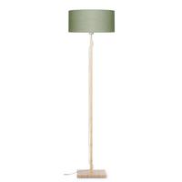 Stoječa Svetilka Fuji, Zelena, Bambus - zelena/naravne barve, Trend (47/167cm) - Good & Mojo
