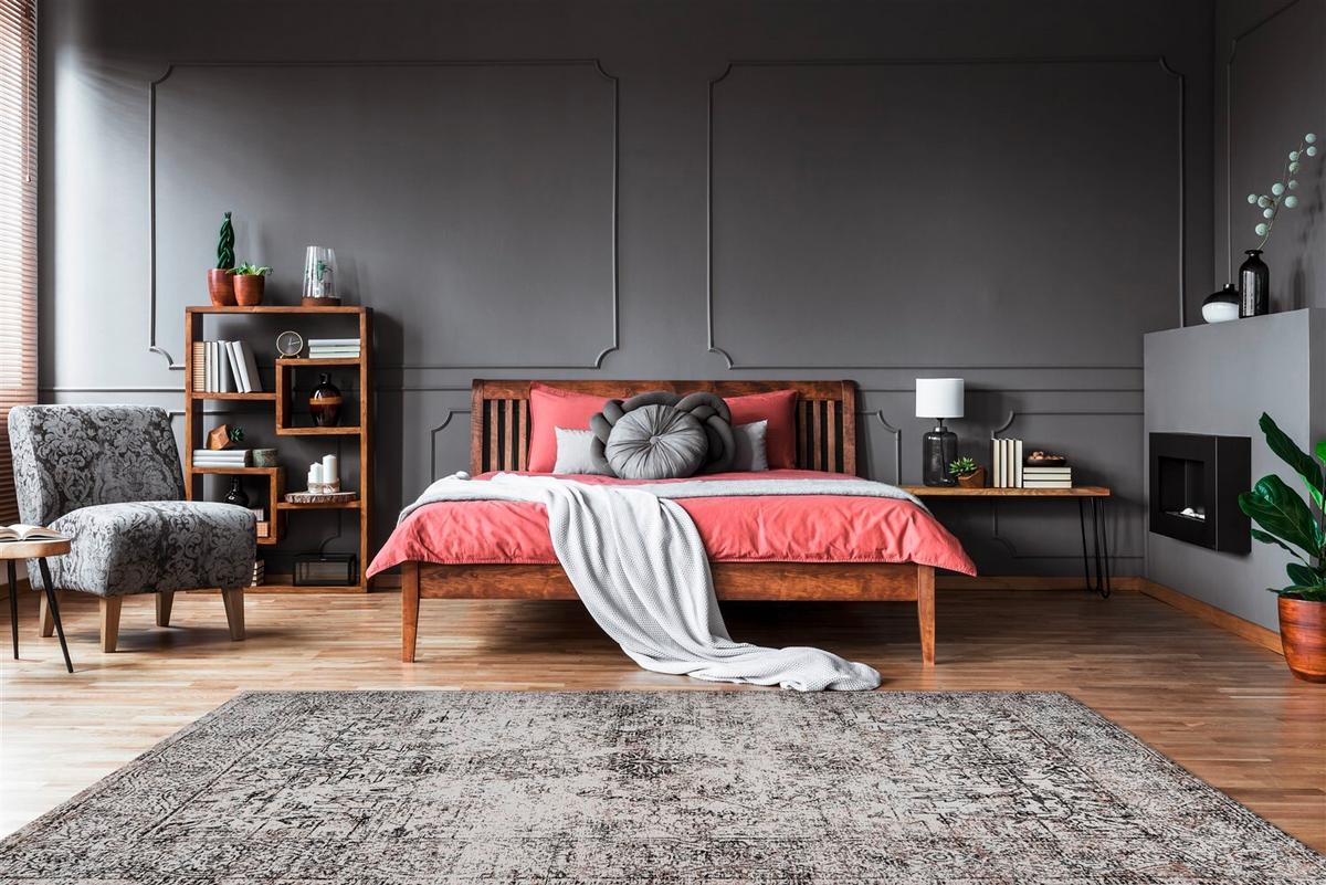 LÄUFER IGLESIA 500 ANTHRAZIT / CREME - Anthrazit/Creme, Konventionell, Textil (80/150cm) - Kayoom