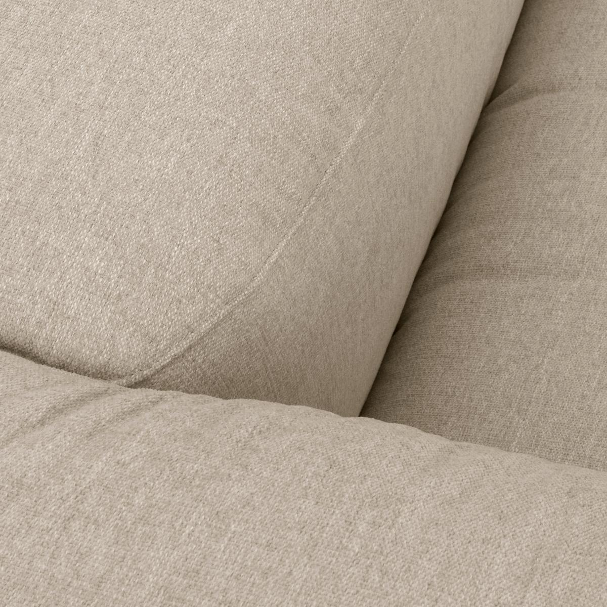 WOHNLANDSCHAFT LENA - Creme, Design, Kunststoff/Textil (250/350/235cm) - Max Winzer