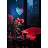 LED-DEKOLEUCHTE HERZI - Transparent, MODERN, Kunststoff (6,5/23/20cm) - Mömax