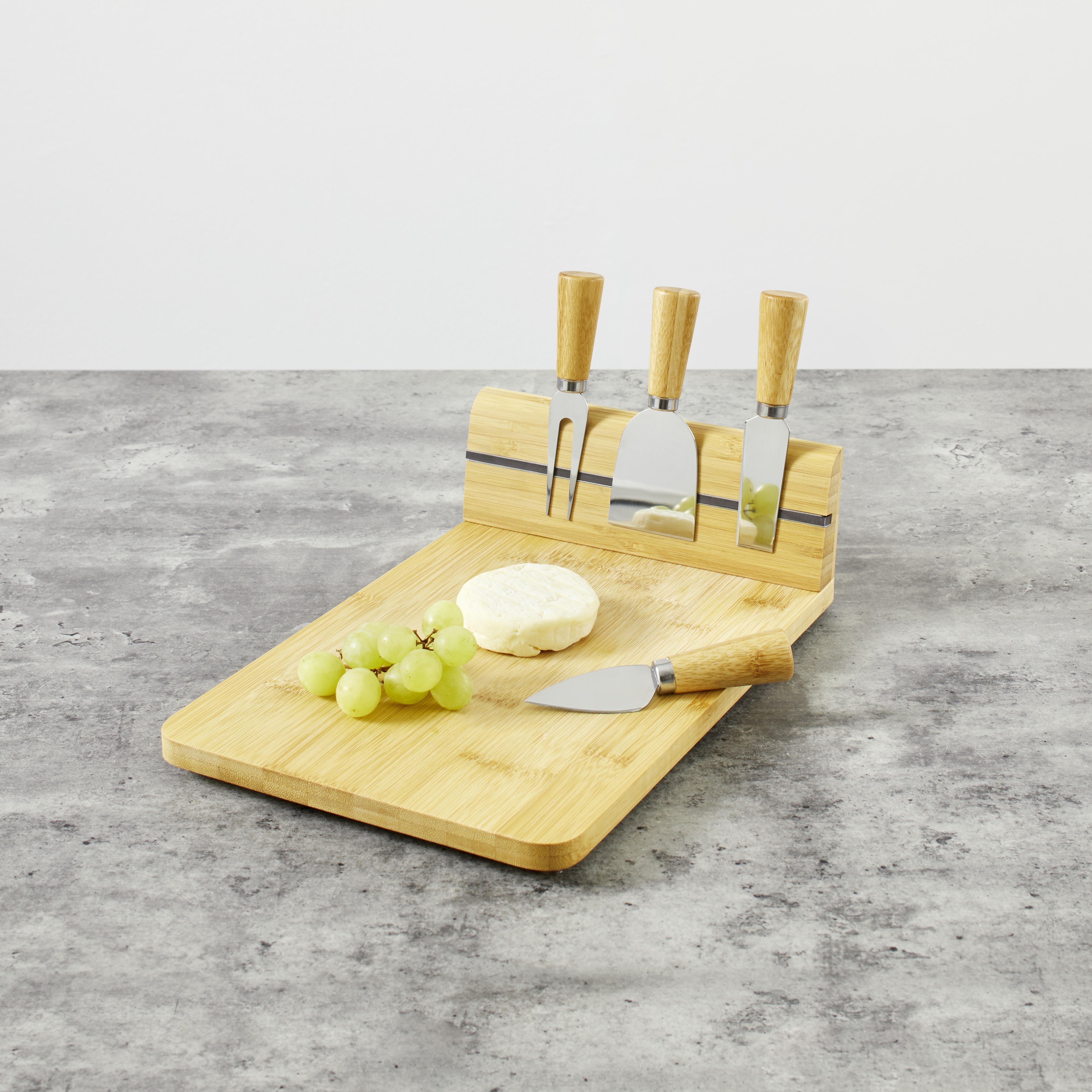 Schneidebrett-Set Evelina aus FSC-zertifiziertem Bambus - Braun, MODERN, Holz (30/20/8cm)