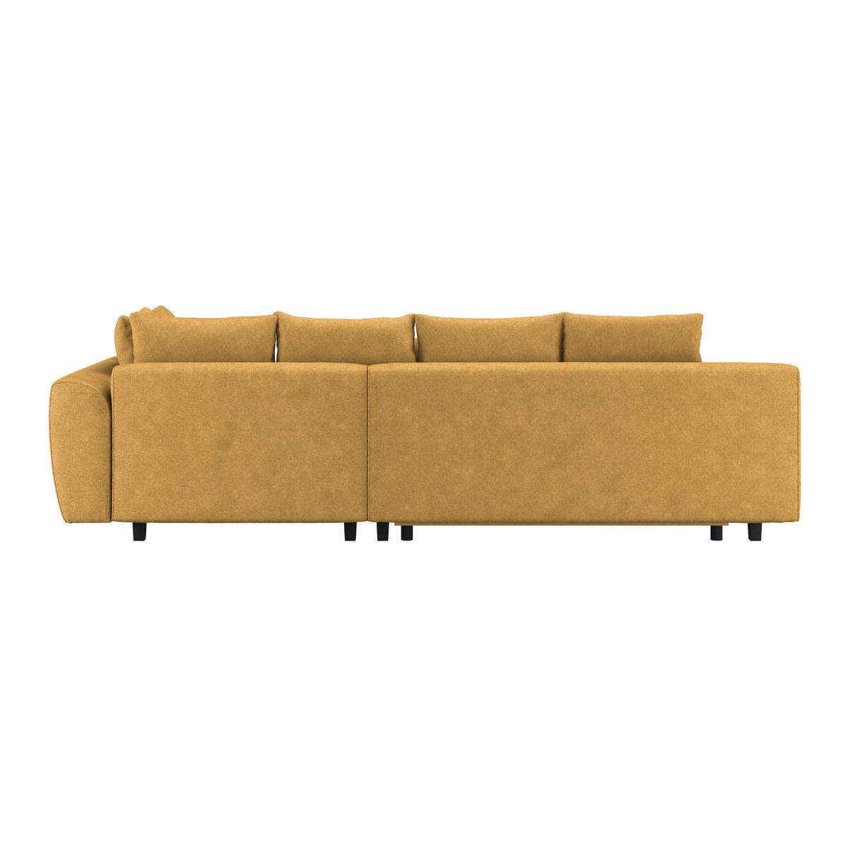 Kutna Garnitura Mendoza - siva/boje senfa, Design, tekstil/drvo (309/197cm) - Modern Living