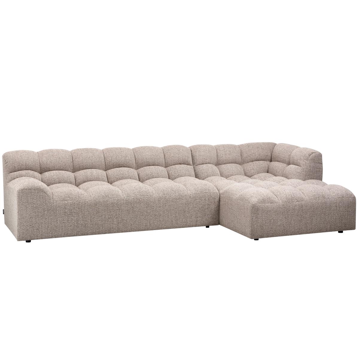 ECKSOFA Allure Braun S: 324x165cm - Schwarz/Braun, Design, Kunststoff/Textil (324/165cm) - Livetastic