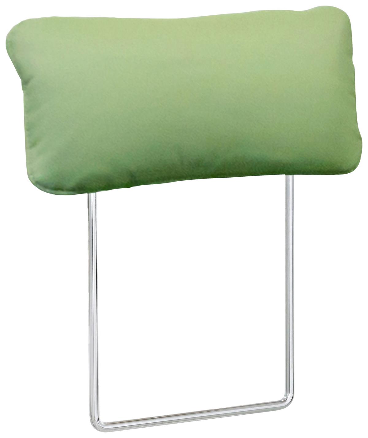 Fejtámla London - zöld, Modern, bőr