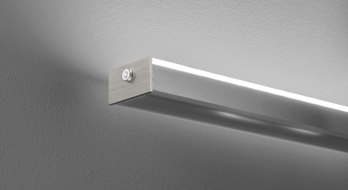 LAMPA WISZĄCA LED 60008 VITAN - kolor niklowy, Design, metal (150/7/90-150cm) - Fischer & Honsel