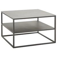 STOLIK KAWOWY MARVIN - czarny/szary, Design, metal/ceramika (65/65/41,5cm) - Johann Jakob