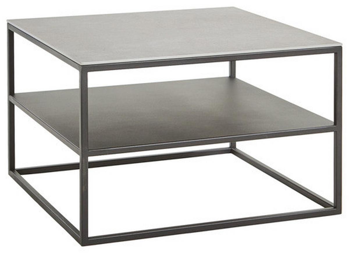 STOLIK KAWOWY MARVIN - czarny/szary, Design, metal/ceramika (65/65/41,5cm) - Johann Jakob