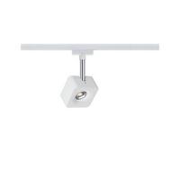 Schienensystem-Strahler Spot Cube in Weiß max. 8 Watt - Weiß, Basics, Kunststoff/Metall (1,7cm) - Paulmann