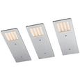 Unterbauleuchten-set 734156 3er Set mit Konverter - Metall (7/0,4/19cm)
