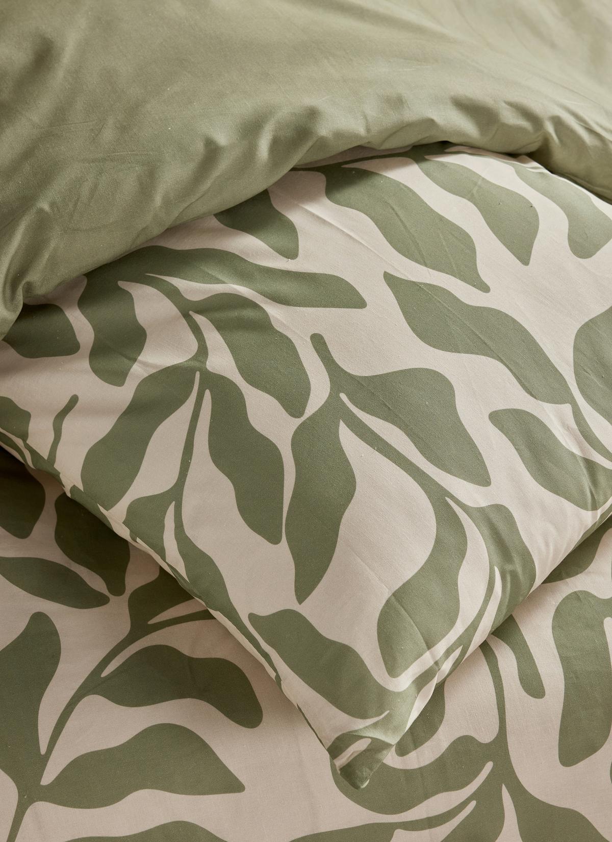 Lenjerie de pat Grinly cca. 140x200/50x70 cm - verde deschis, Modern, textil (140/200cm)