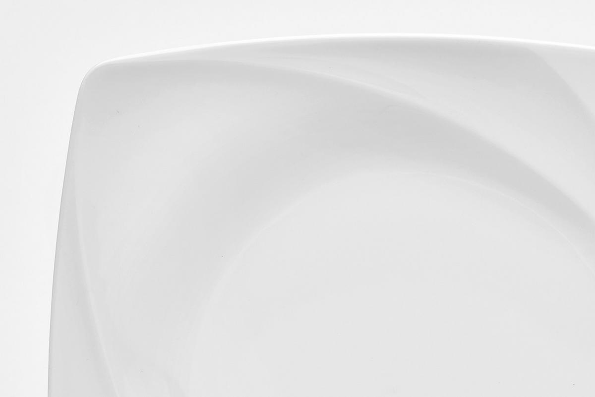 SERWIS OBIADOWO-ŚNIADANIOWY WISŁA - Basics, ceramika (40/35/36,5cm) - Van Well