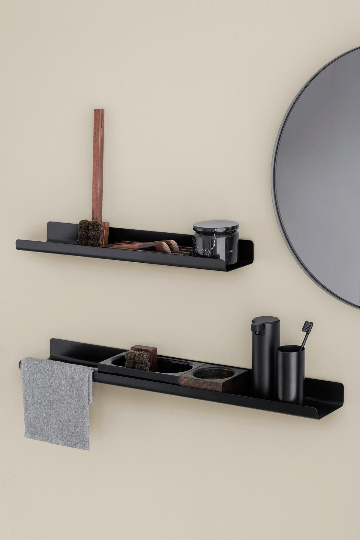 DOZOWNIK NA MYDŁO 66259 BLOMUS - czarny, Design, metal (9/5,5/16cm) - Blomus