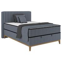 Boxbett Elena Blau ca. 140x200cm - Blau, KONVENTIONELL, Holz/Holzwerkstoff (140/200cm) - Sembella