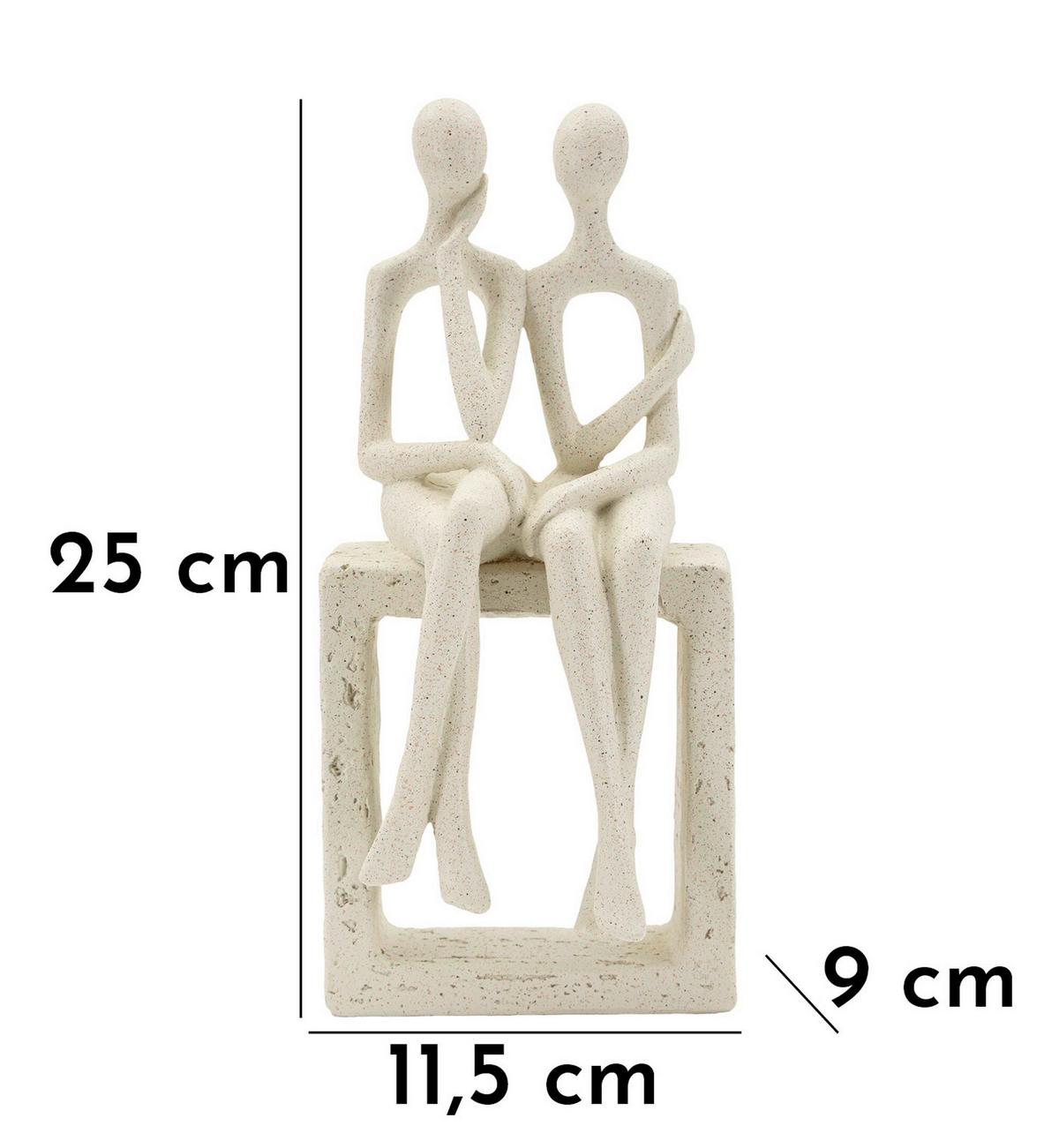 Skulptur Susa Cream - Basics, Kunststoff (11.5/29/5cm)