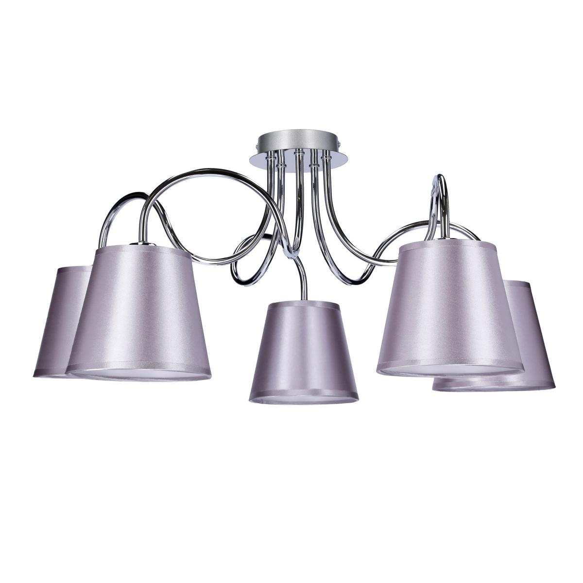 Stropna Svjetiljka Luk - boje kroma, Konvencionalno, metal/plastika (70/70/36cm)