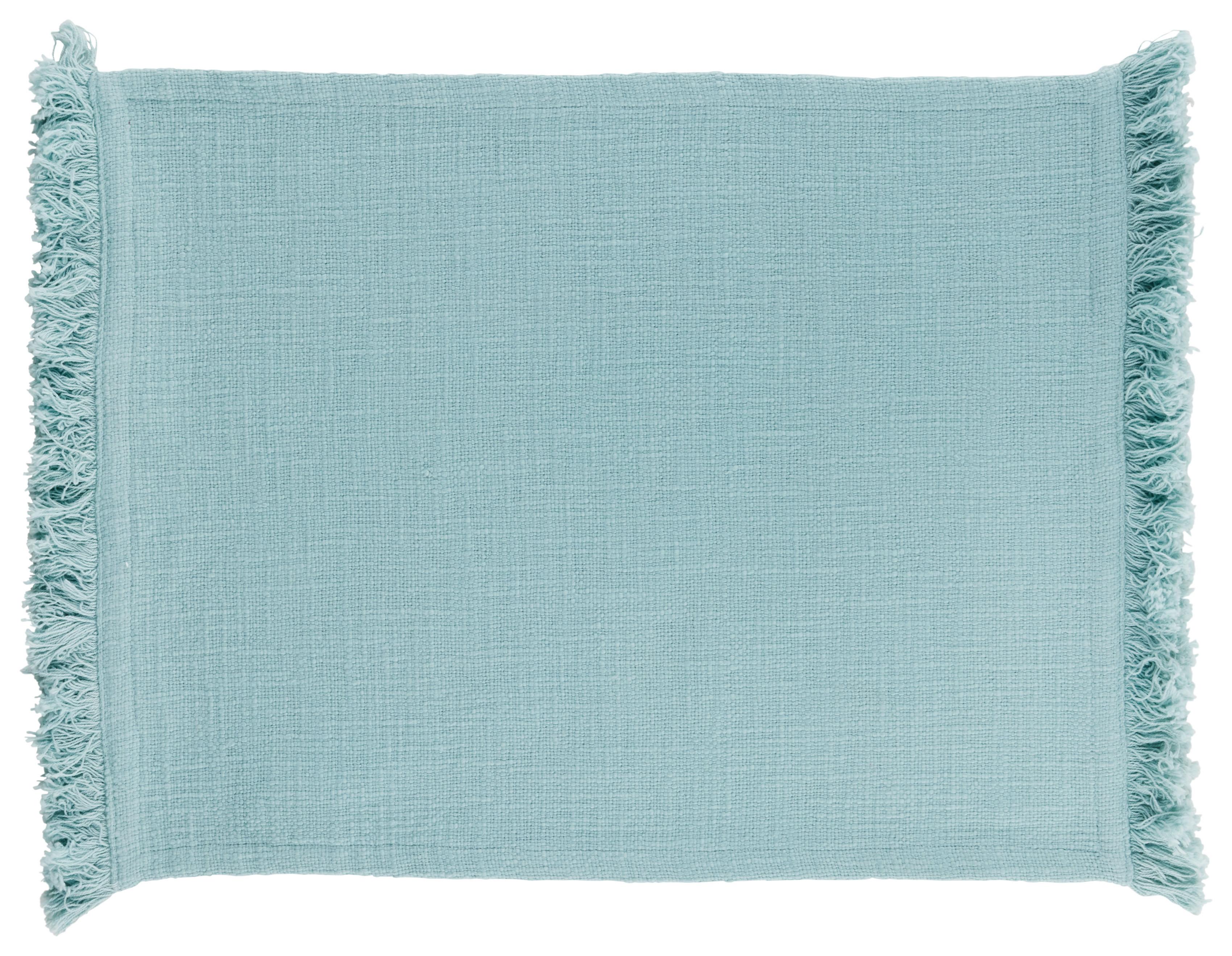 Tischset Pablo In Blau Ca. 35x45cm - Blau, Modern, Textil (35/45cm) - Premium Living