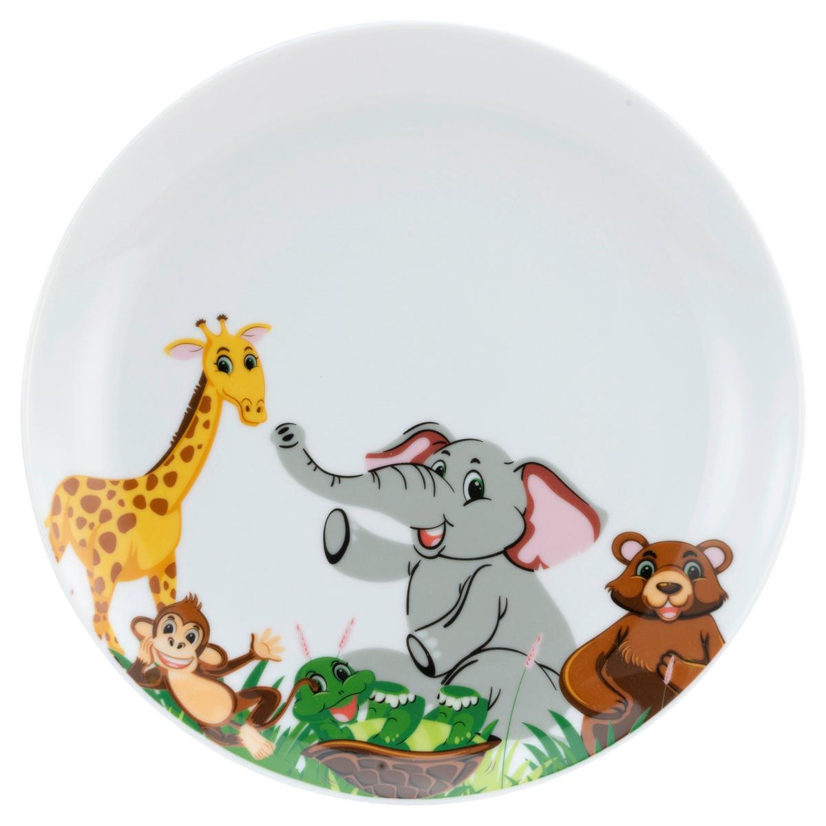 Kombinirani Servis Zoo, 3-Delni - večbarvno, Basics, keramika - Creatable