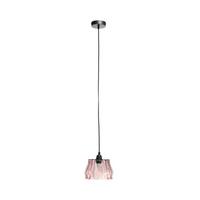 Hängeleuchte Hängelampe Aurea - Rosa, Trend, Glas (19/19/100cm) - Kayoom