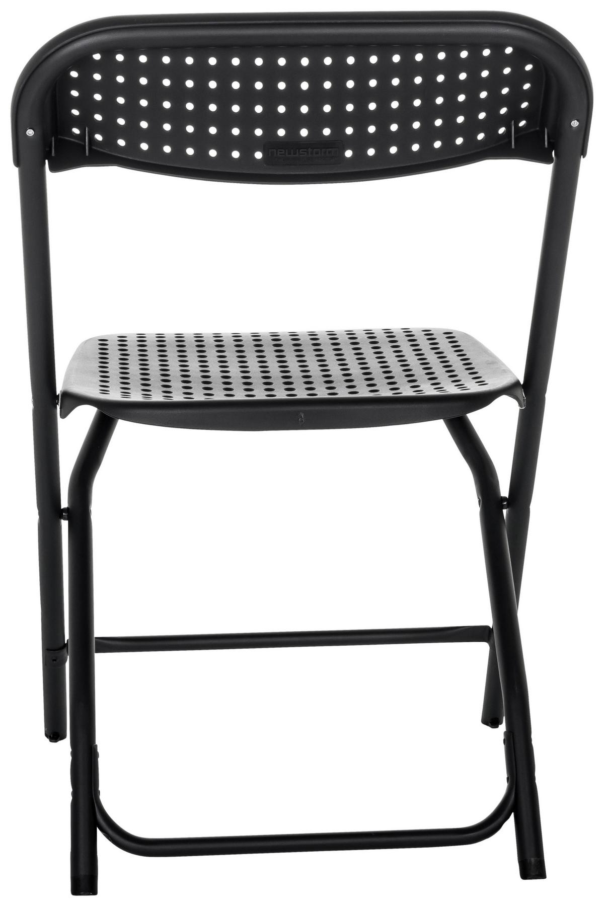 Zložljiv Stol Tudela Xxl Pro, Črna - črna, Basics, umetna masa (51/80/52cm) - MID.YOU