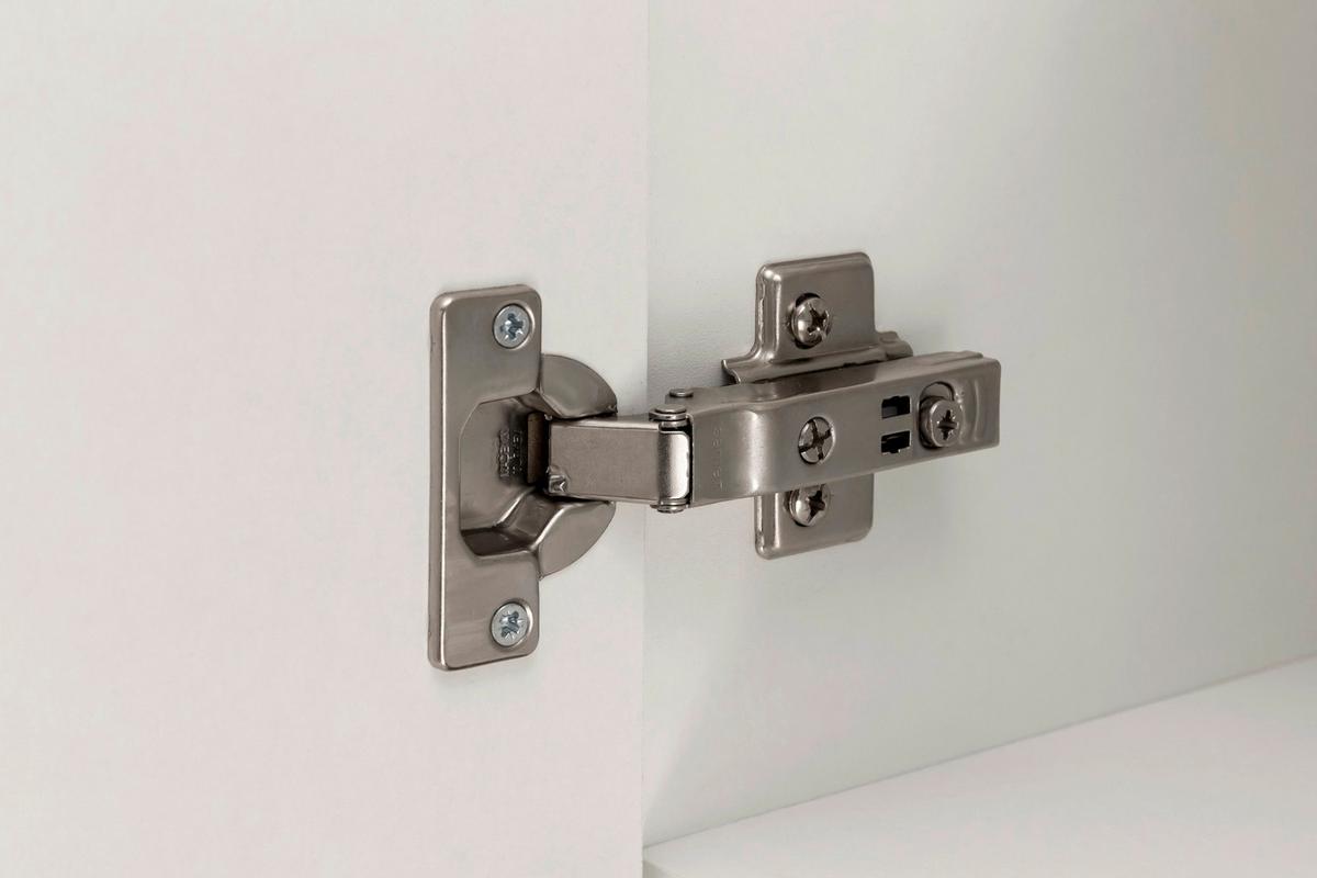 Küchenleerblock Rom o. Geräte Weiß/Eichefarben - Alufarben/Weiß, MODERN, Holzwerkstoff/Metall (290cm) - Held