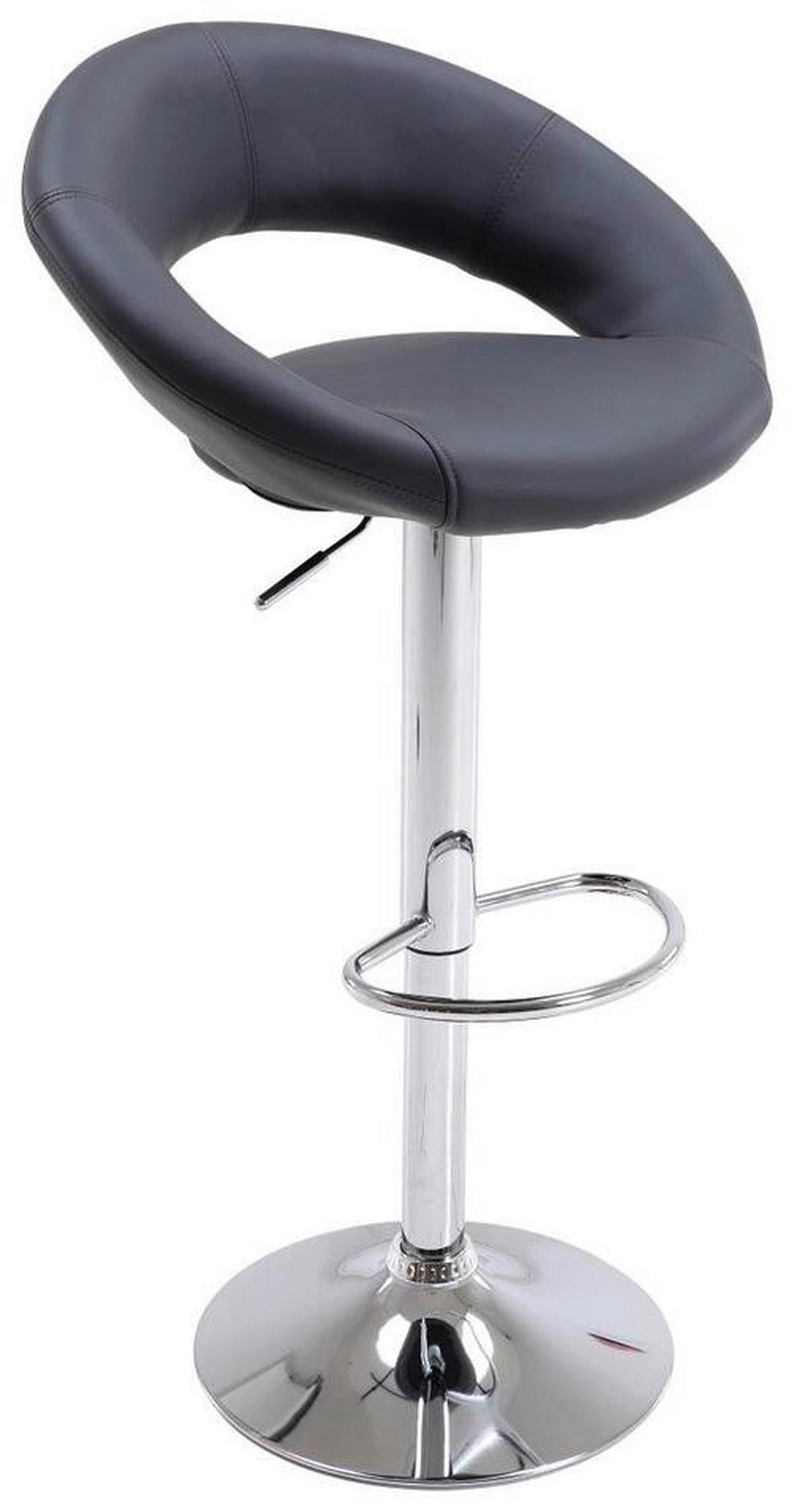 Barska Stolica Scott - siva/boje kroma, Moderno, drvo/metal (56/82-103/50cm) - Modern Living