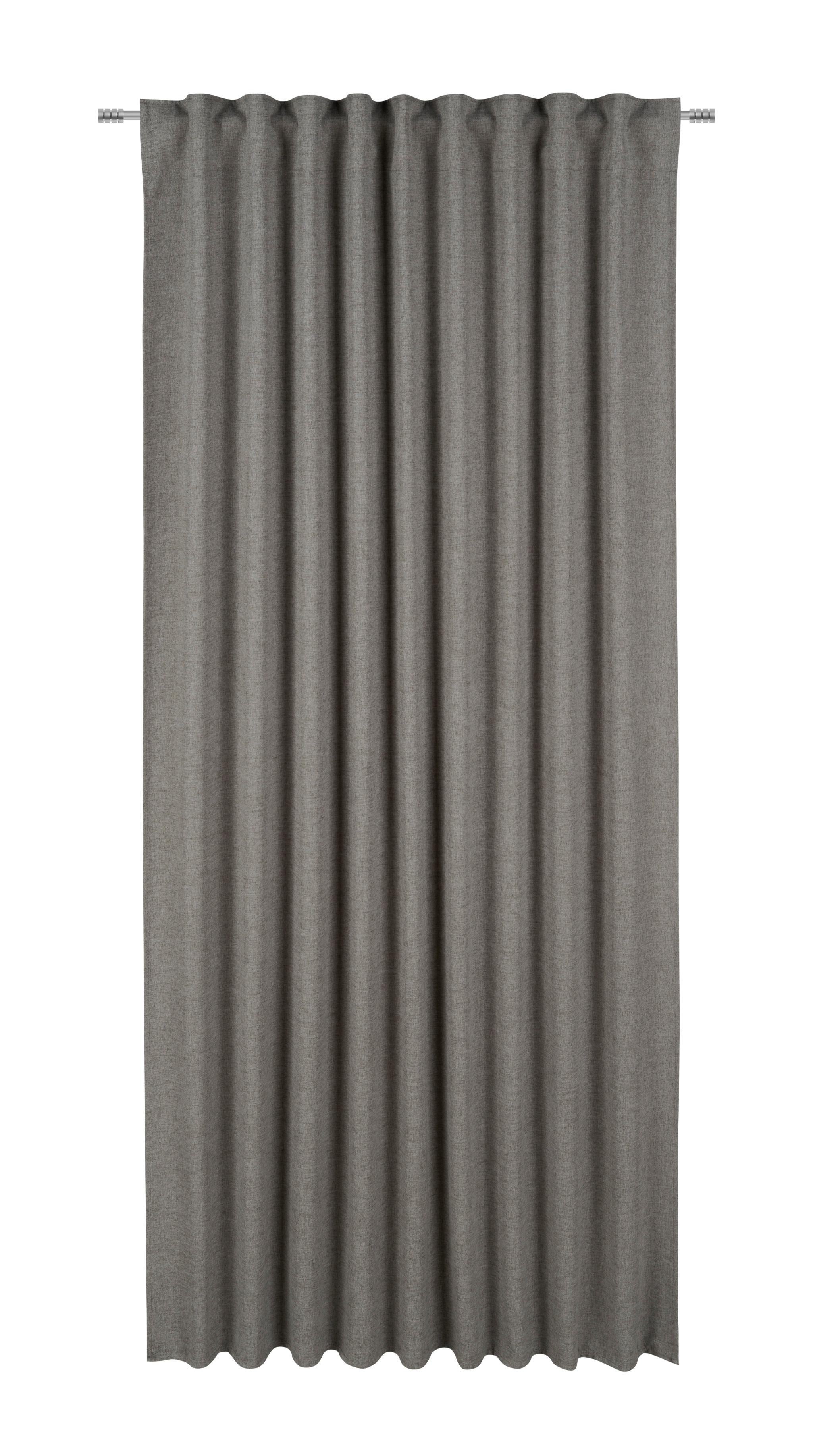 Készfüggöny Ulrich 145cm - szürke, Modern, textil (135/145cm) - Modern Living