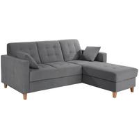 Colțar BERGEN - gri închis, Design, textil (231/160cm) - Luca Bessoni