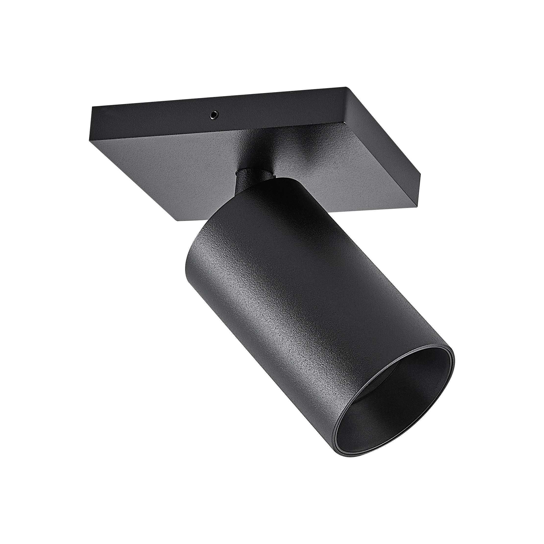 REFLEKTOR SUFITOWY 348246 CAN1 ECKIG - czarny, Design, metal (6/6/12,5cm)